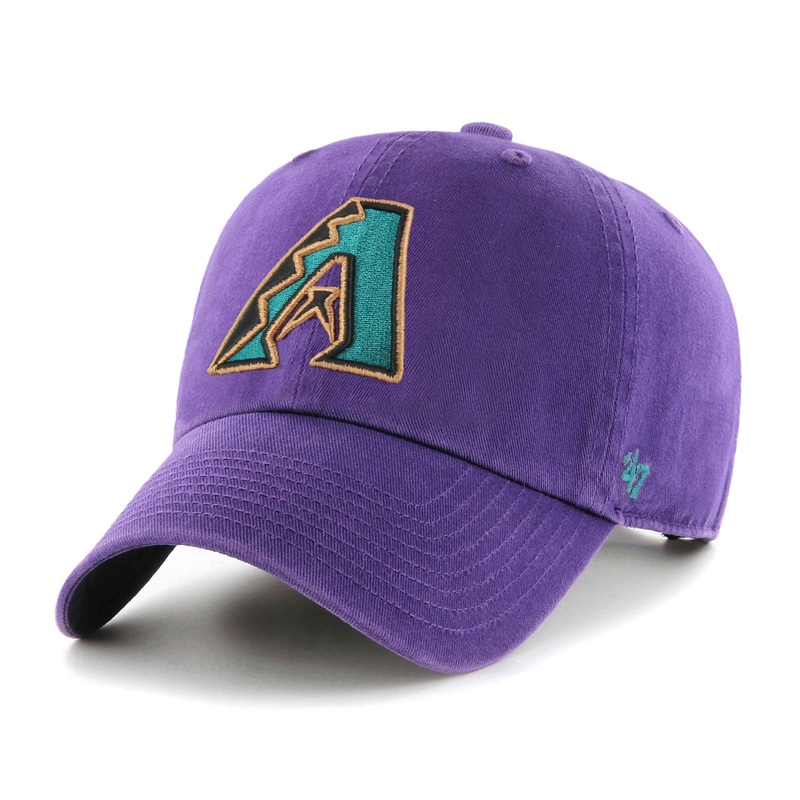 Arizona Diamondbacks MLB 47 Brand Men’s Purple Clean Up Adjustable Hat