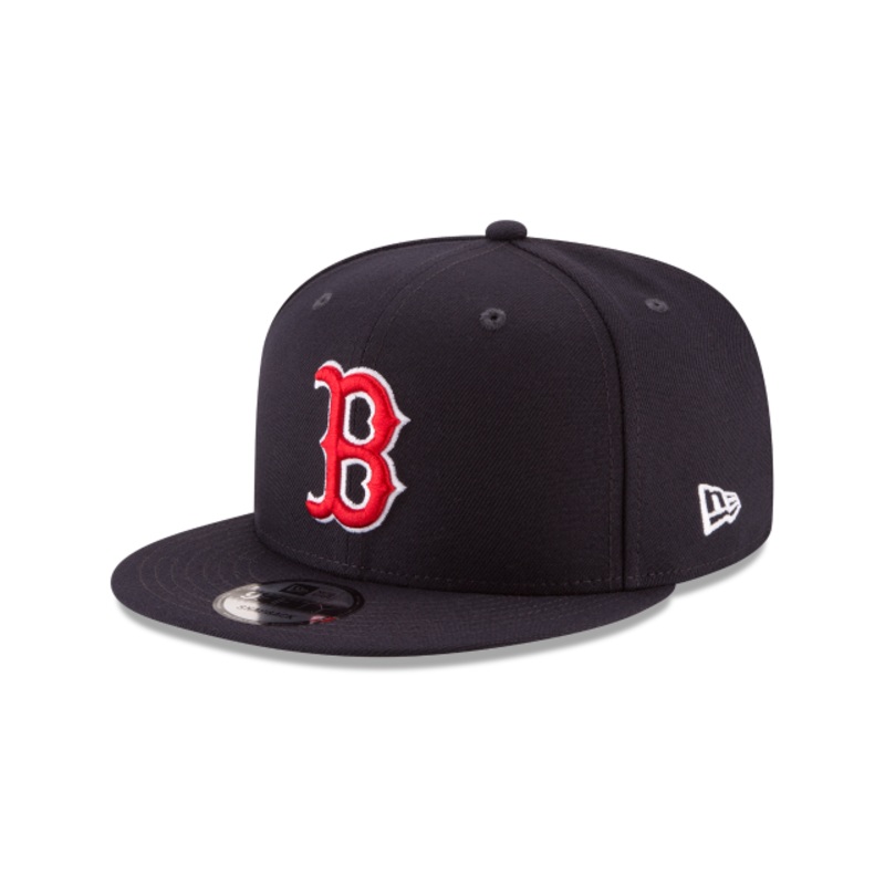 Boston Red Sox MLB New Era Men’s Navy 9Fifty Team Color Basic Snapback