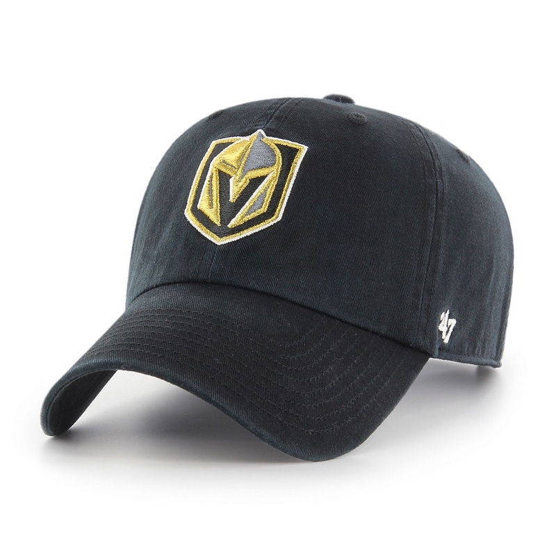 Las Vegas Golden Knights NHL 47 Brand Men’s Black Clean Up Adjustable Hat