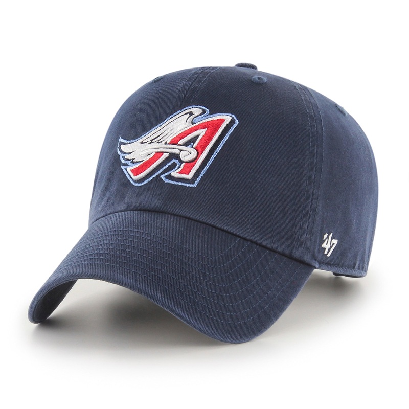 Los Angeles Angels MLB 47 Brand Men’s Navy Vintage Clean Up Adjustable Hat