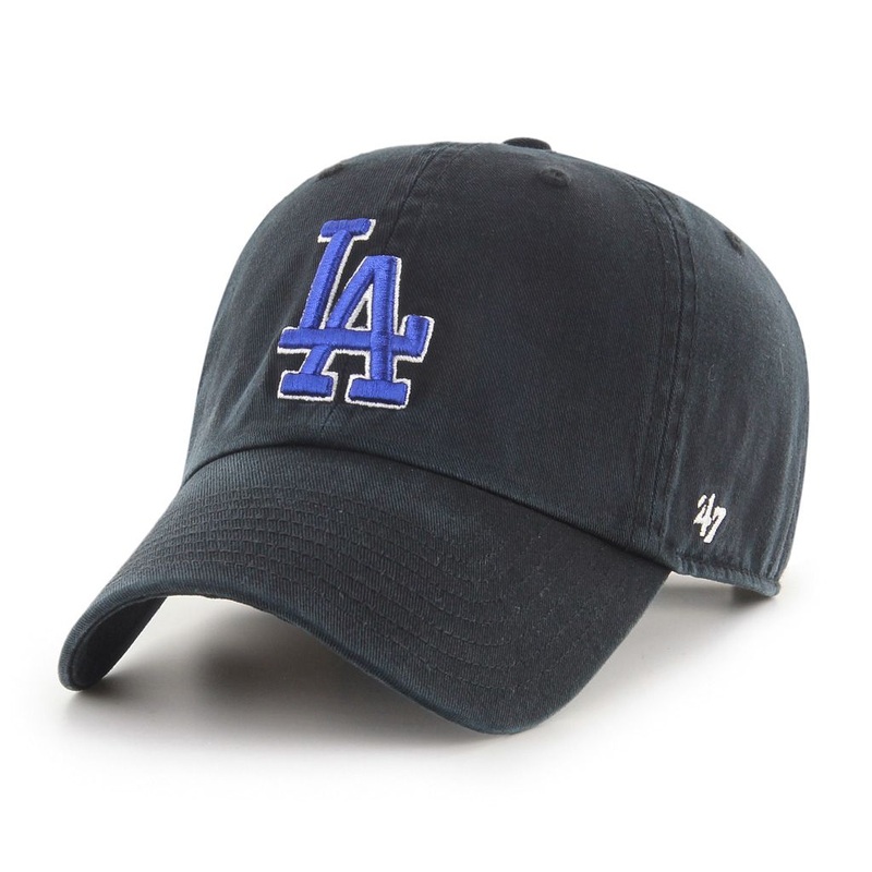 Los Angeles Dodgers MLB 47 Brand Men’s Black Clean Up Adjustable Hat