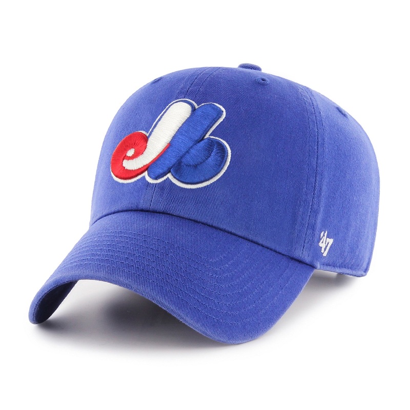 Montreal Expos MLB 47 Brand Men’s Royal Blue Clean Up Adjustable Hat