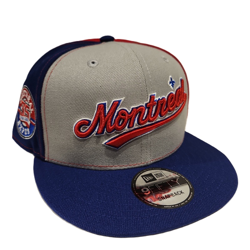Montreal Expos MLB New Era Men’s Grey 9Fifty Cooperstown 35th Anniversary Retro Uniform Snapback