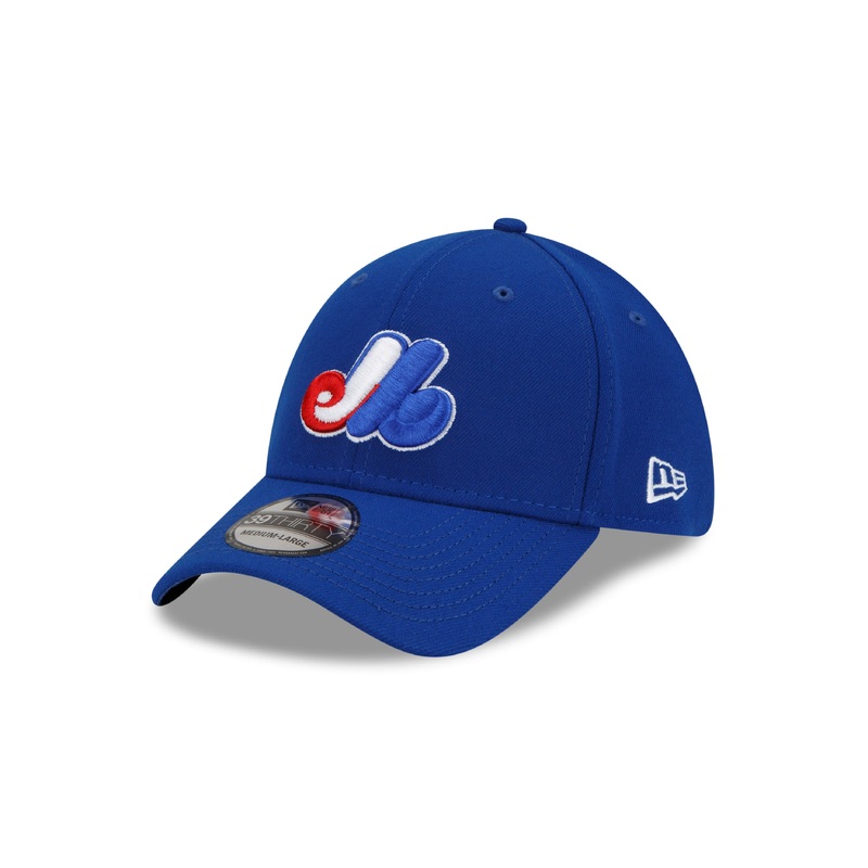Montreal Expos MLB New Era Men’s Royal Blue 39Thirty Team Classic Stretch Fit Hat