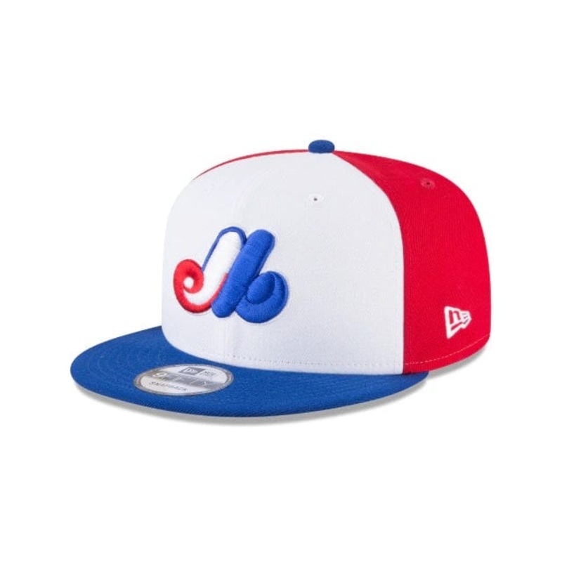 Montreal Expos MLB New Era Men’s Tricolor 9Fifty Cooperstown Snapback