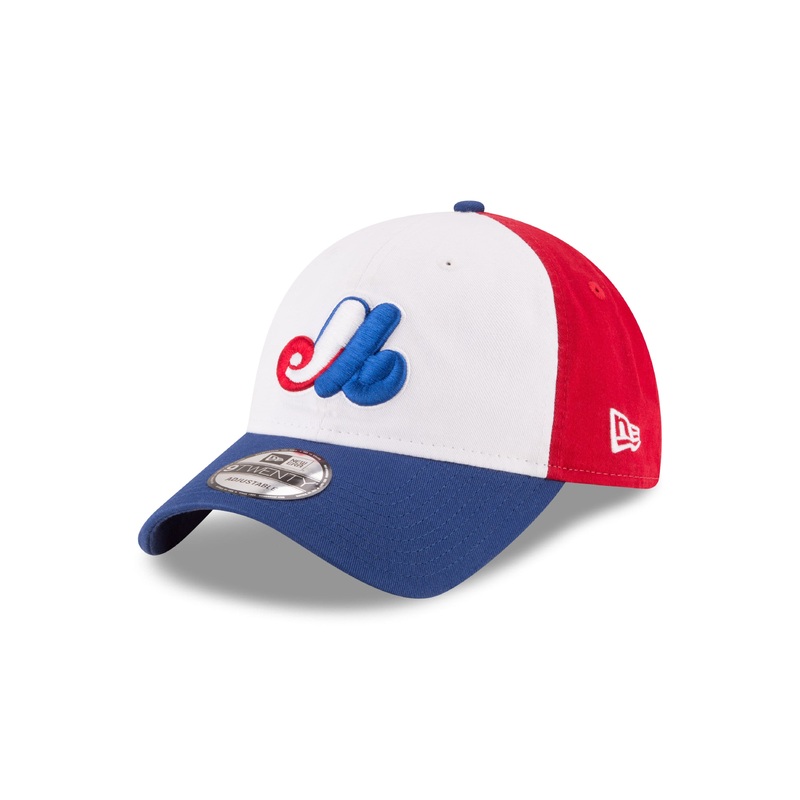 Montreal Expos MLB New Era Men’s Tricolor 9Twenty Cooperstown Adjustable Hat