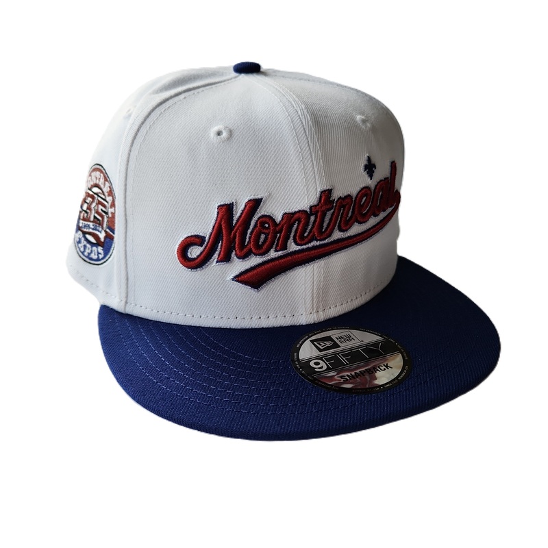 Montreal Expos MLB New Era Men’s White 9Fifty 35th Anniversary Cooperstown Snapback