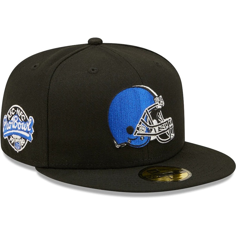 New Era Cleveland Browns Black Royal Undervisor 1986 NFL Pro Bowl 59FIFTY Fitted Hat