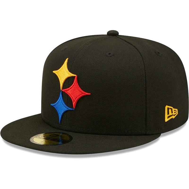 New Era Pittsburgh Steelers Black Elemental 59FIFTY Fitted Hat