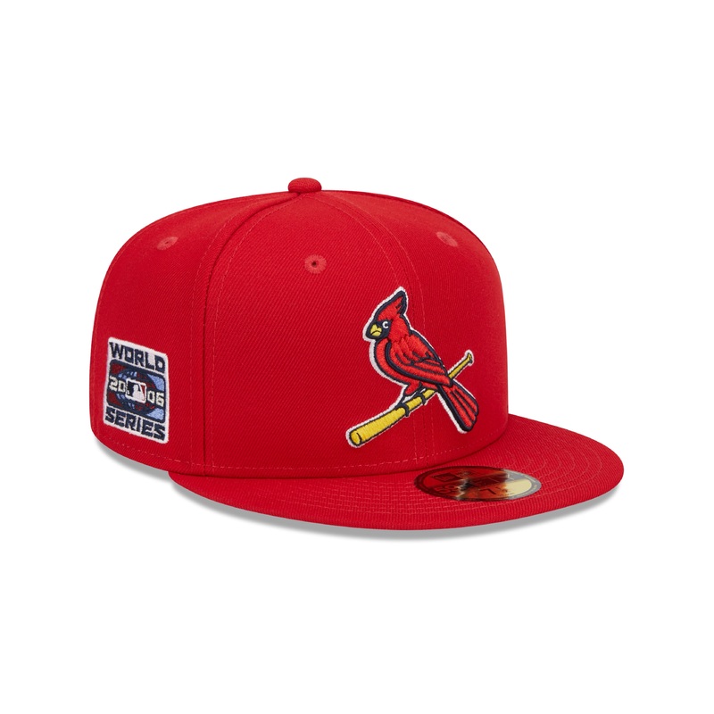 St. Louis Cardinals MLB New Era Men’s Red 59Fifty 2006 World Series Fitted Hat
