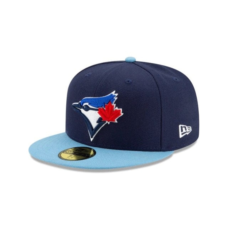 Toronto Blue Jays MLB New Era Men’s Navy/Light Blue 59Fifty Authentic Collection Alternate 4 Fitted Hat