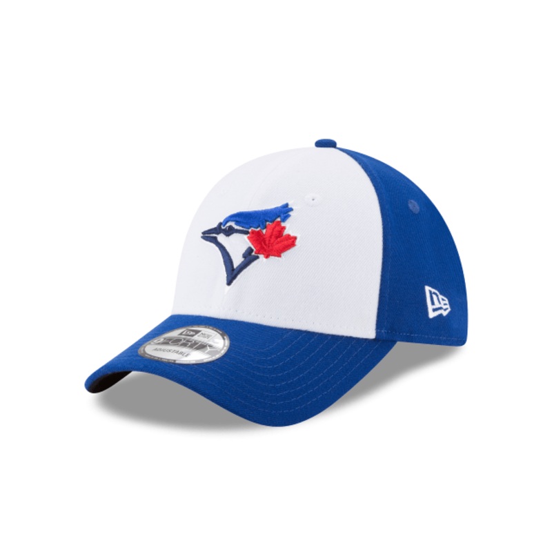 Toronto Blue Jays MLB New Era Men’s White/Royal Blue 9Forty The League Alternate Adjustable Hat