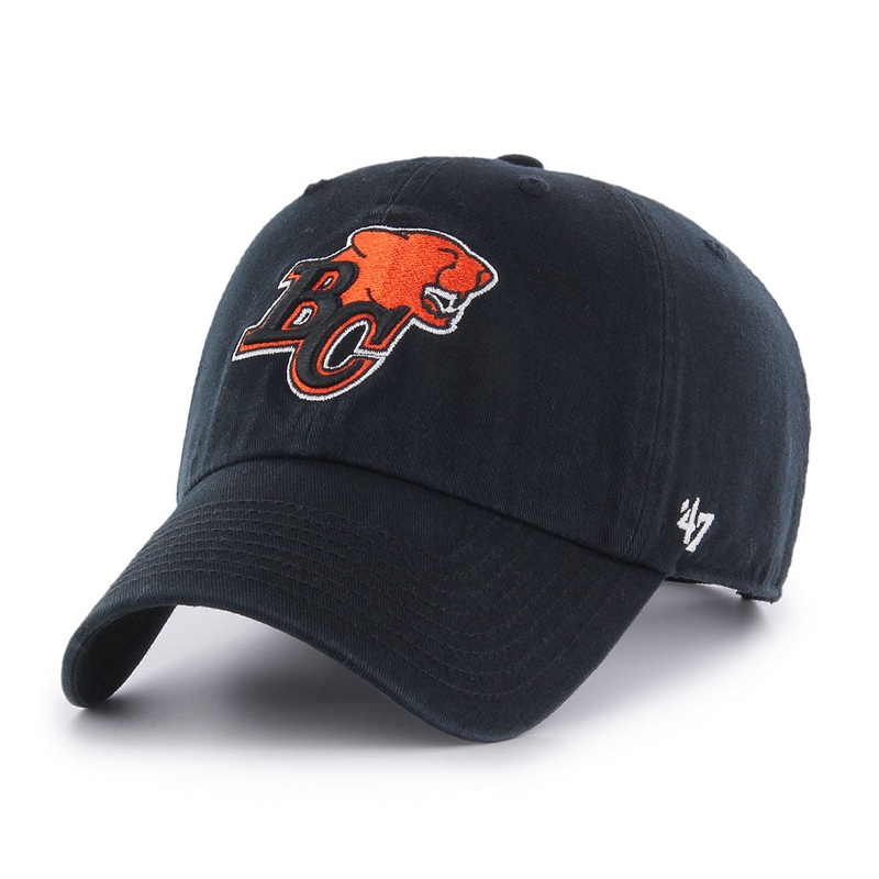 B.C Lions CFL 47 Brand Men’s Black Clean up Adjustable Hat