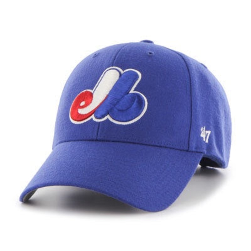 Montreal Expos MLB 47 Brand Men’s Royal Blue MVP Adjustable Hat