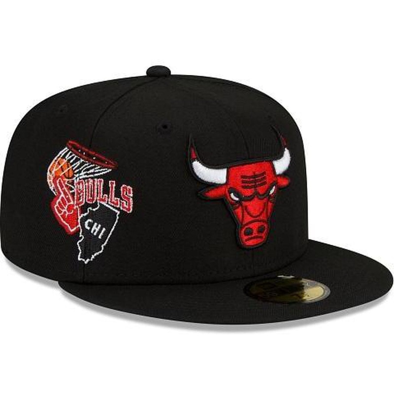 New Era Chicago Bulls Fan Out 59fifty Fitted Hat
