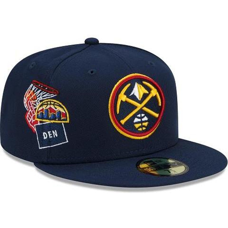New Era Denver Nuggets Fan Out 59fifty Fitted Hat