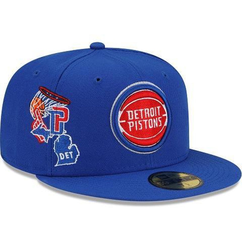 New Era Detroit Pistons Fan Out 59fifty Fitted Hat