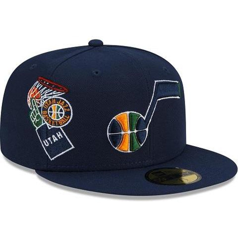 New Era Utah Jazz Fan Out 59fifty Fitted Hat