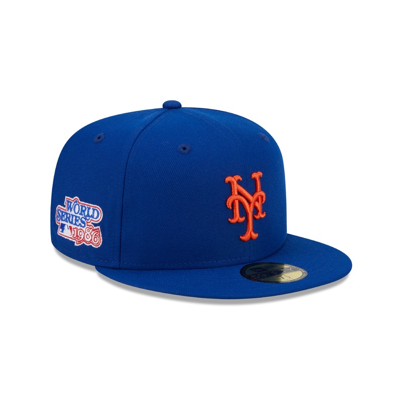 New York Mets MLB New Era Men’s Royal Blue 59Fifty 1986 World Series Fitted Hat