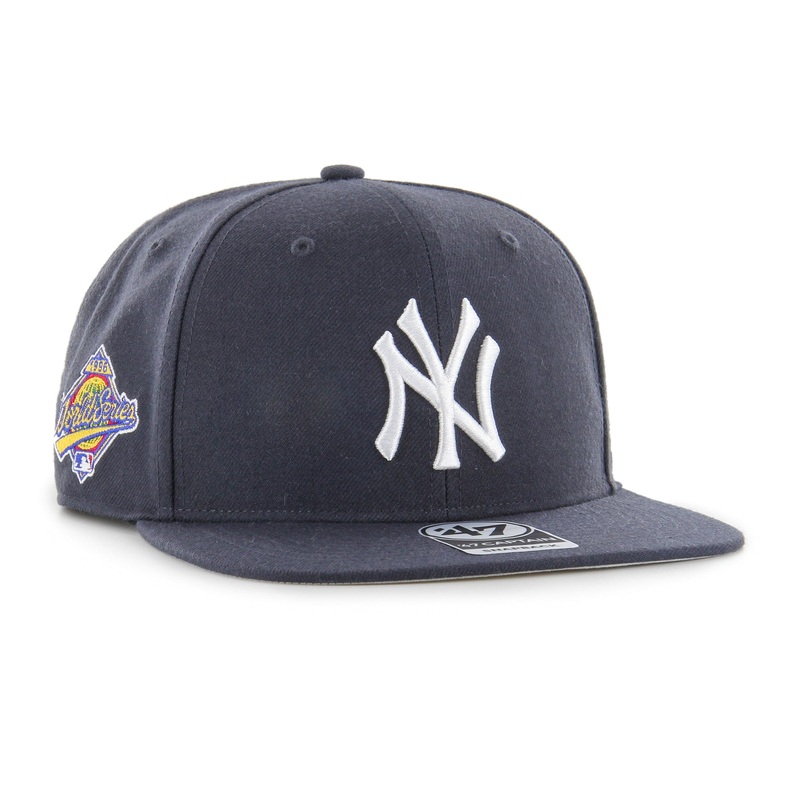 New York Yankees MLB 47 Brand Men’s Navy 1996 World Series Sure Shot Under Captain Snapback