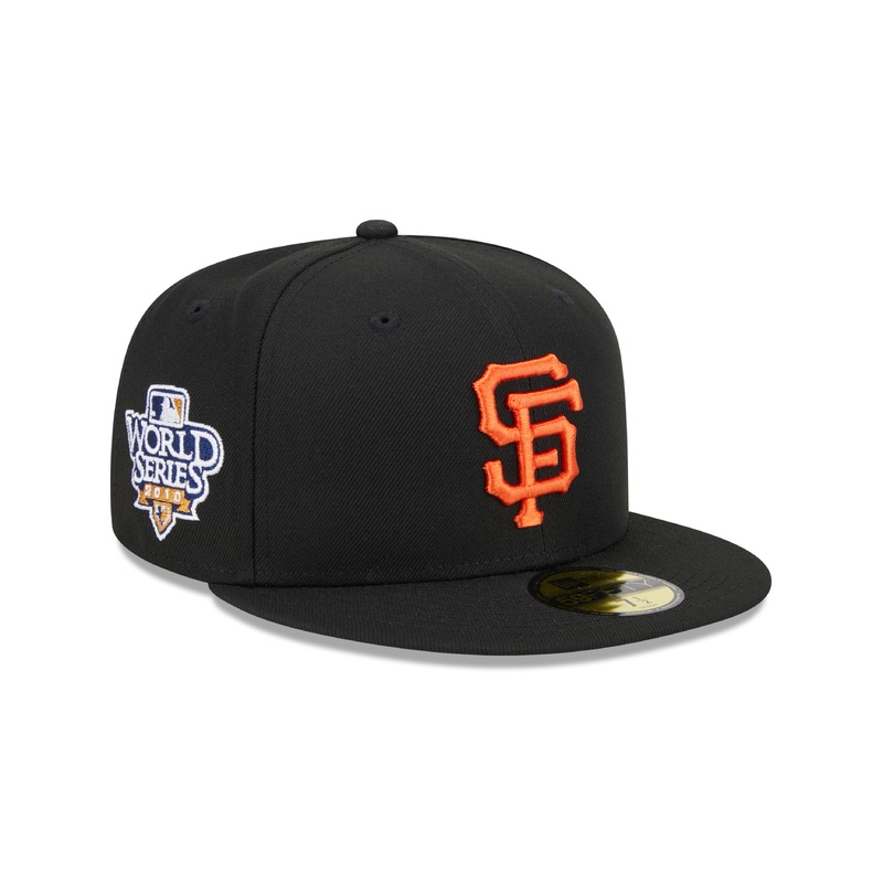 San Francisco Giants MLB New Era Men’s Black 59Fifty 2010 World Series Fitted Hat