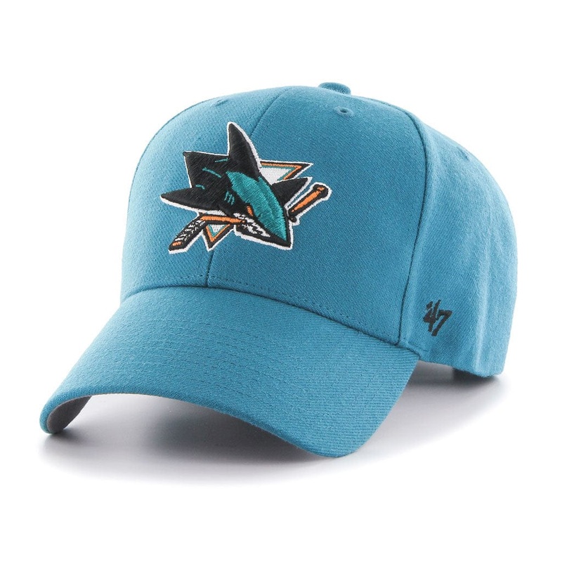 San Jose Sharks NHL 47 Brand Men’s Teal MVP Adjustable Hat