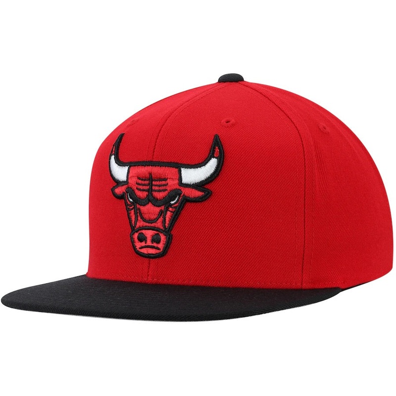 Chicago Bulls NBA Mitchell & Ness Men’s Red Two Tone Snapback