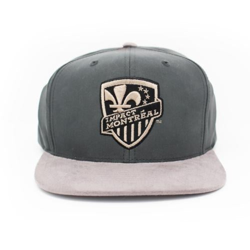 Montreal Impact MLS Mitchell & Ness Men’s Melange Grey Buttery Snapback