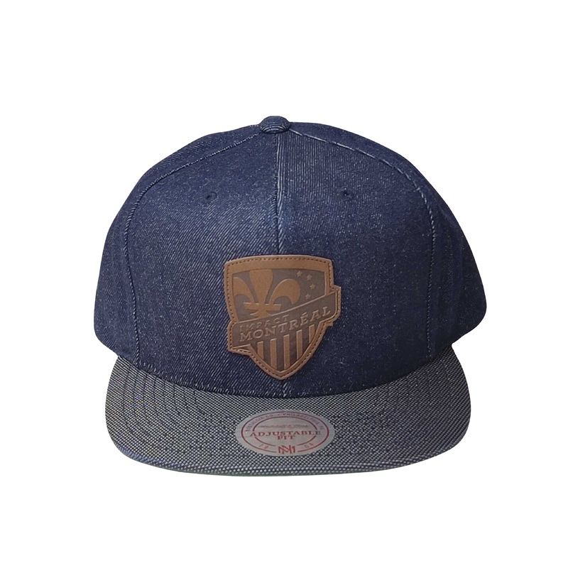 Montreal Impact MLS Mitchell & Ness Men’s Navy Raw Denim Snapback