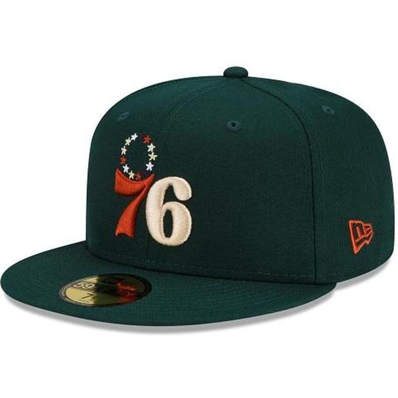 New Era Philadelphia 76ers Turkey Dinner 59fifty Fitted Hat