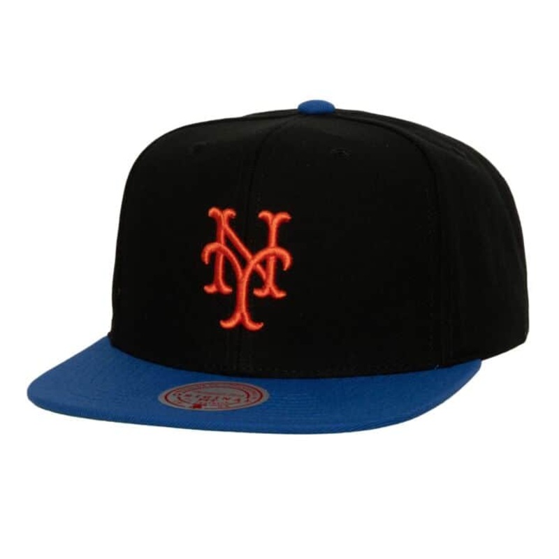 New York Mets MLB Mitchell & Ness Men’s Black Cooperstown Evergreen Snapback