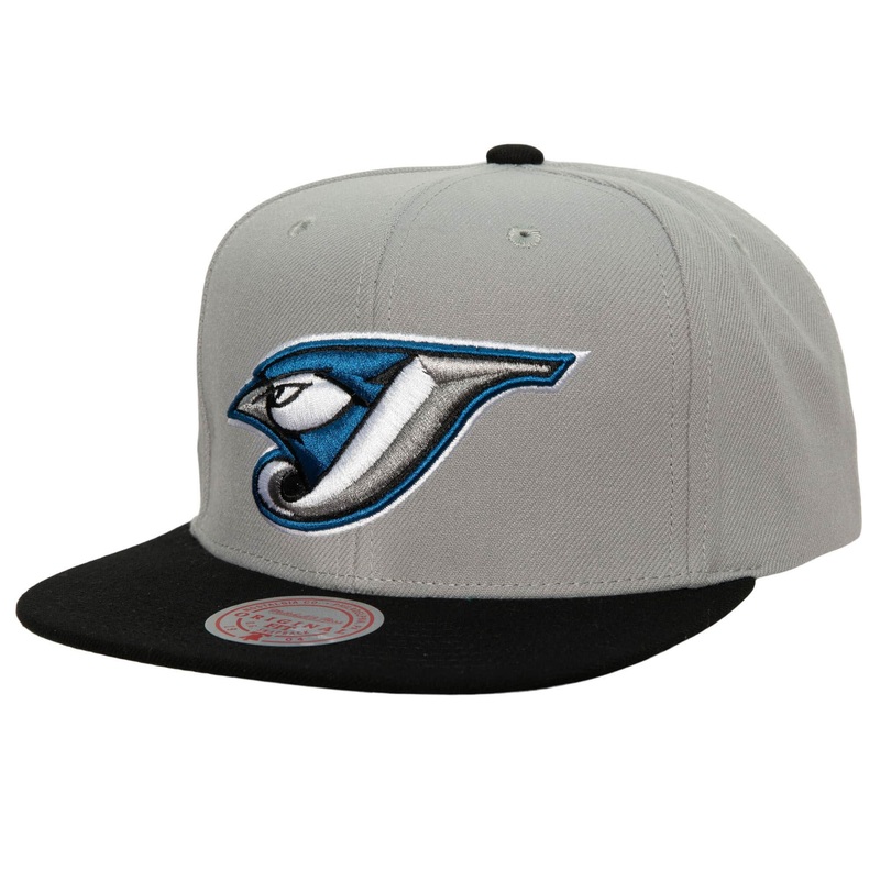 Toronto Blue Jays MLB Mitchell & Ness Men’s Grey Cooperstown Snapback