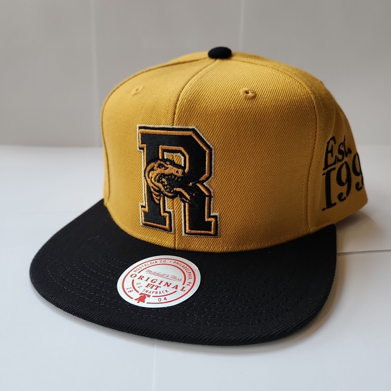 Toronto Raptors NBA Mitchell & Ness Men’s Mustard Gym Stallion Snapback