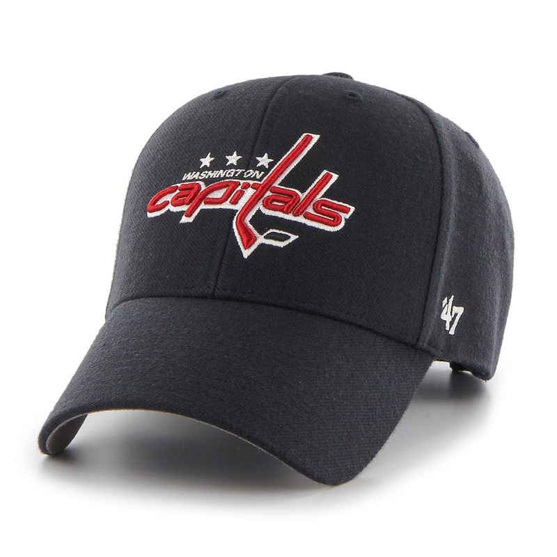 Washington Capitals NHL 47 Brand Men’s Black MVP Adjustable Hat