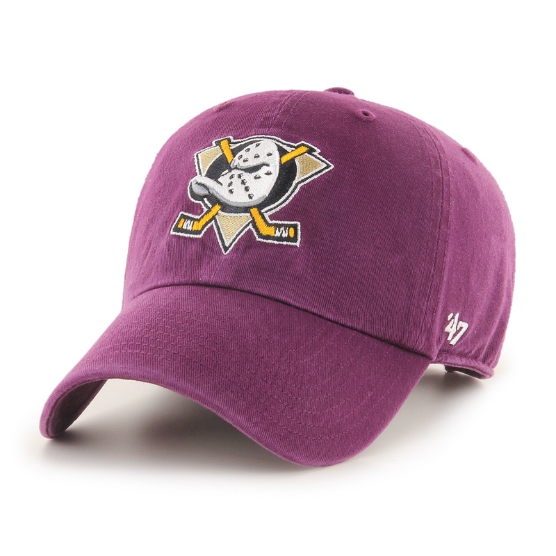 Anaheim Ducks NHL 47 Brand Men’s Maroon Vintage Clean Up Adjustable Hat