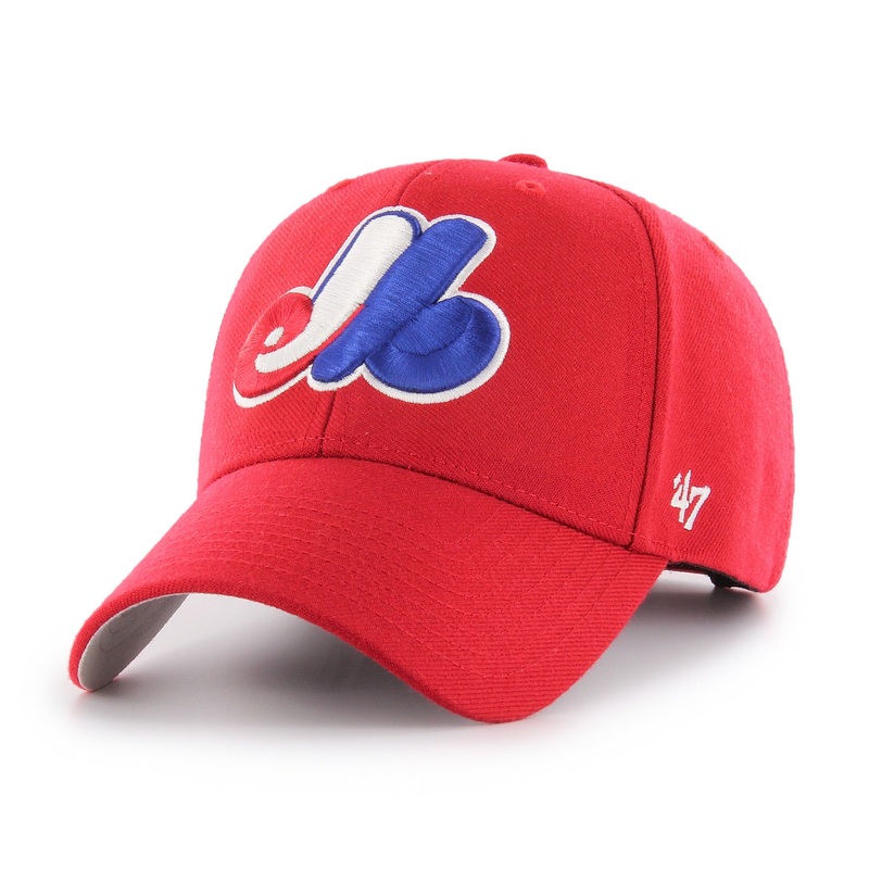 Montreal Expos MLB 47 Brand Men’s Red MVP Adjustable Hat