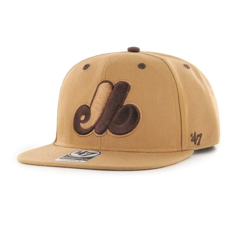 Montreal Expos MLB 47 Brand Men’s Toffee Captain Snapback