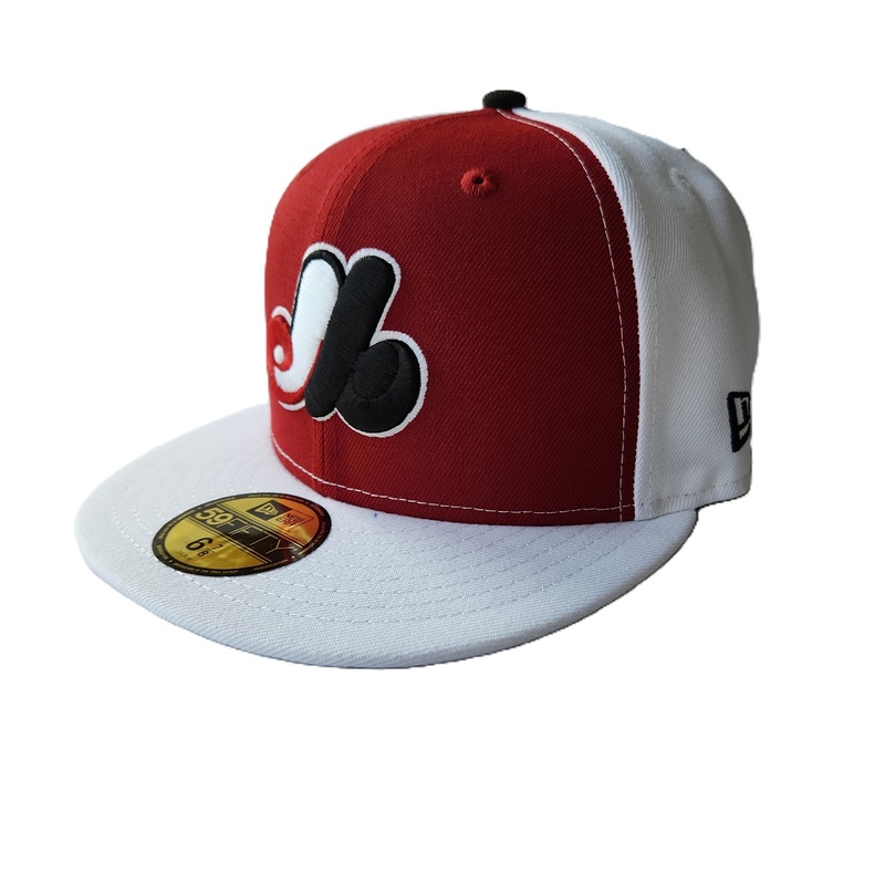 Montreal Expos MLB New Era Men’s Red/White 59Fifty Cooperstown Fitted Hat