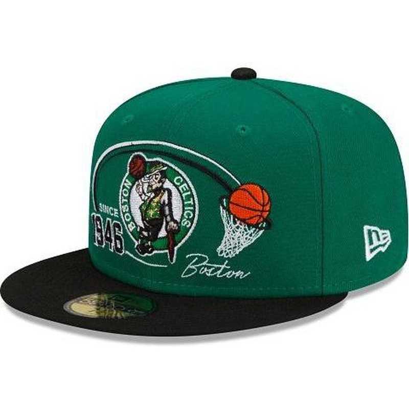 New Era Boston Celtics Two-Tone Hoops 59fifty Fitted Hat