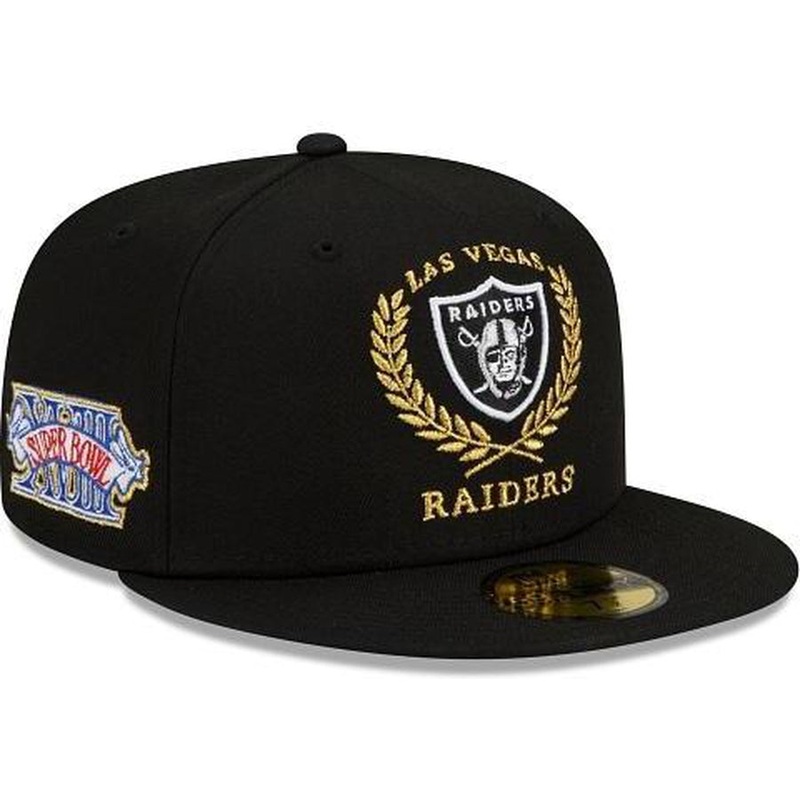 New Era Las Vegas Raiders Gold Classic 59fifty Fitted Hat
