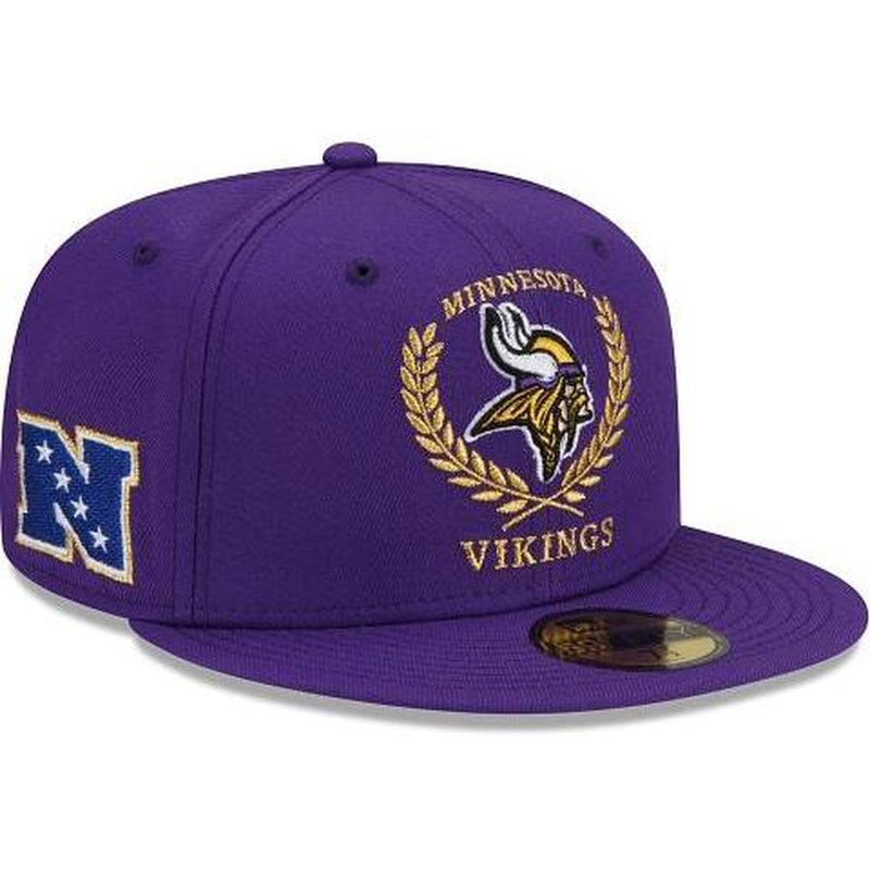 New Era Minnesota Vikings Gold Classic 59fifty Fitted Hat