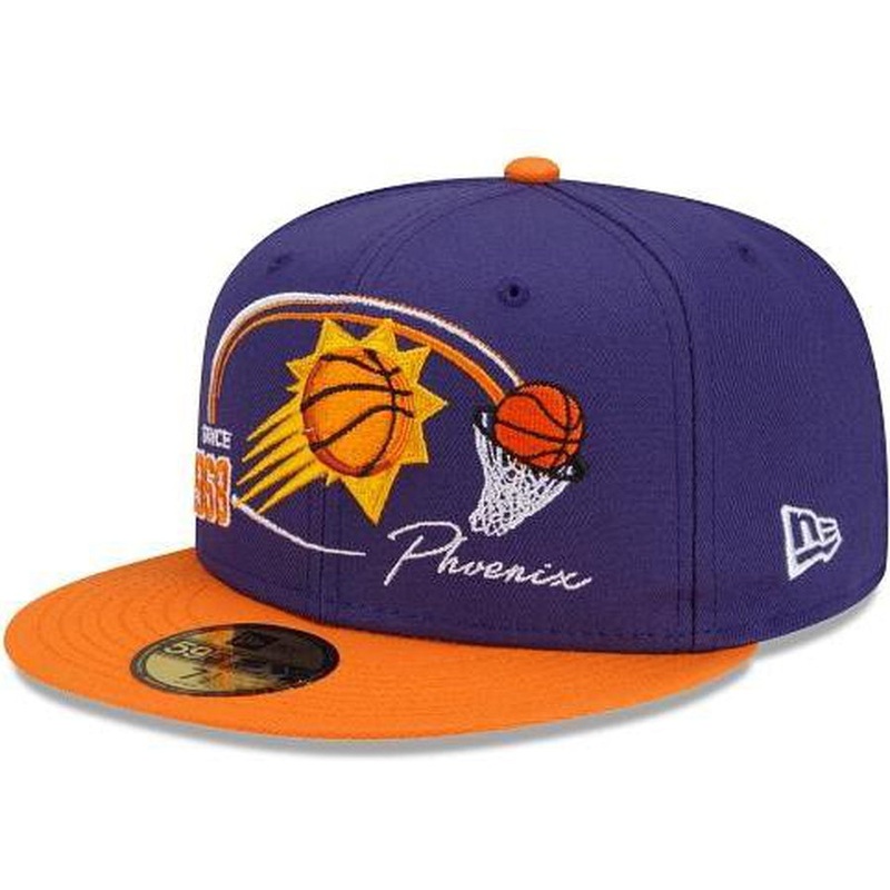 New Era Phoenix Suns Two-Tone Hoops 59fifty Fitted Hat