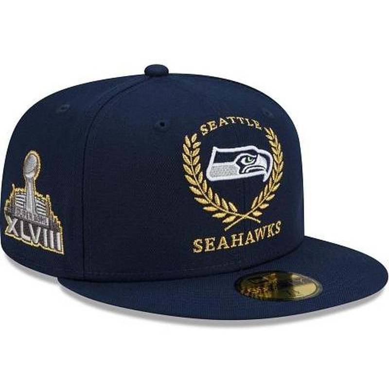 New Era Seattle Seahawks Gold Classic 59fifty Fitted Hat