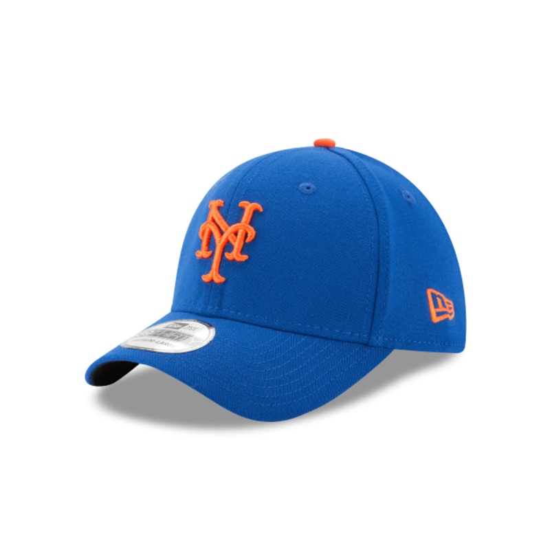 New York Mets MLB New Era Men’s Blue 39Thirty Team Classic Stretch Fit Hat