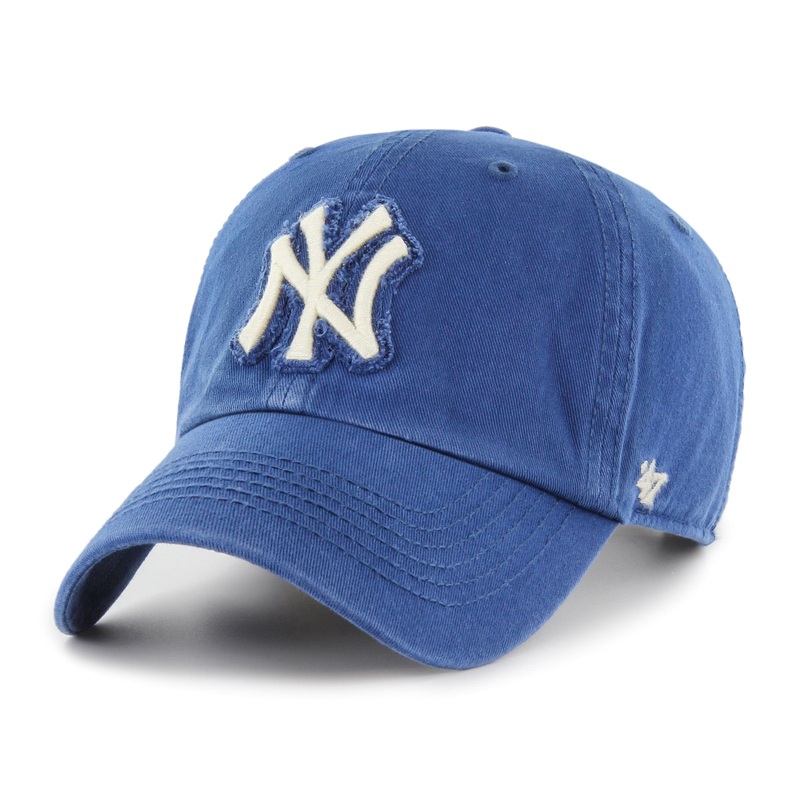 New York Yankees MLB 47 Brand Men’s Royal Blue Chasm Blazer Clean Up Adjustable Hat