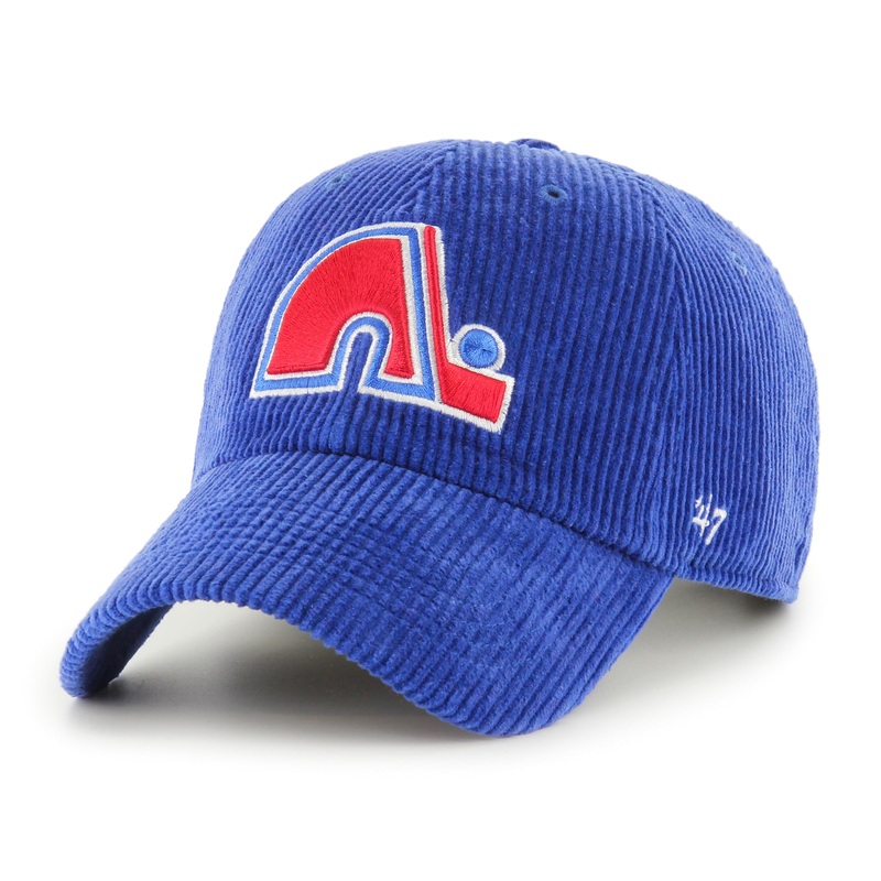 Quebec Nordiques NHL 47 Brand Men’s Blue Thick Cord Clean up Adjustable Hat