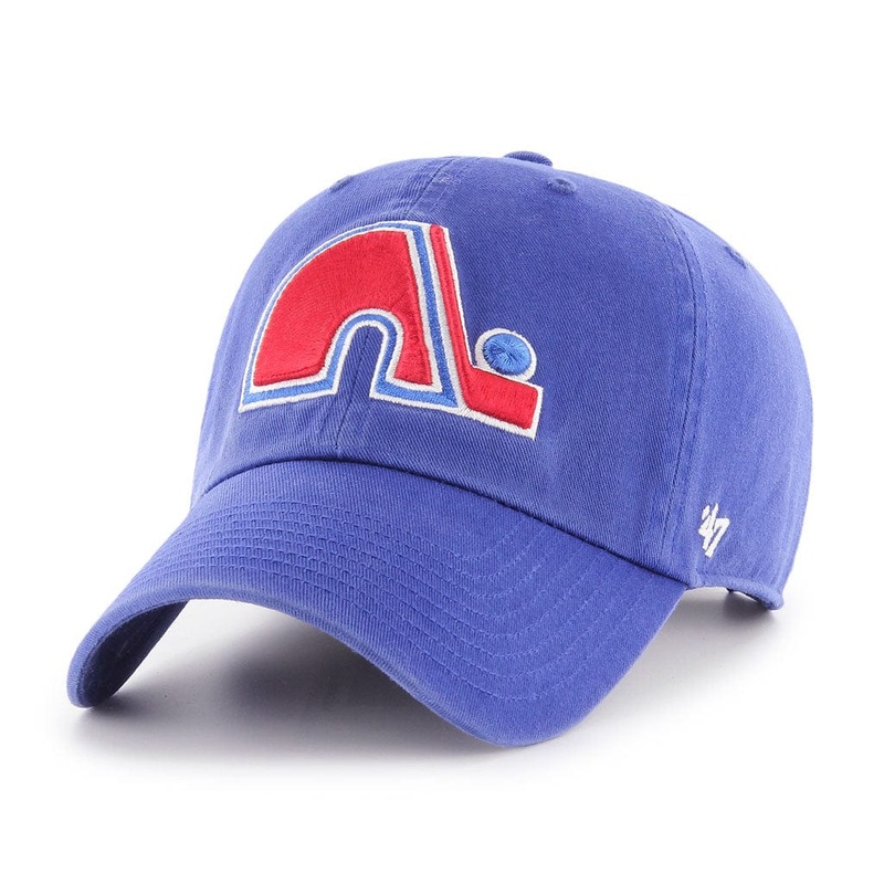 Quebec Nordiques NHL 47 Brand Men’s Royal Blue Vintage Clean Up Adjustable Hat