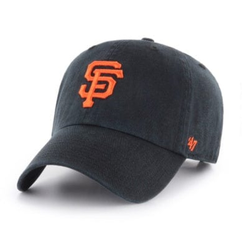 San Francisco Giants MLB 47 Brand Men’s Black Clean Up Adjustable Hat