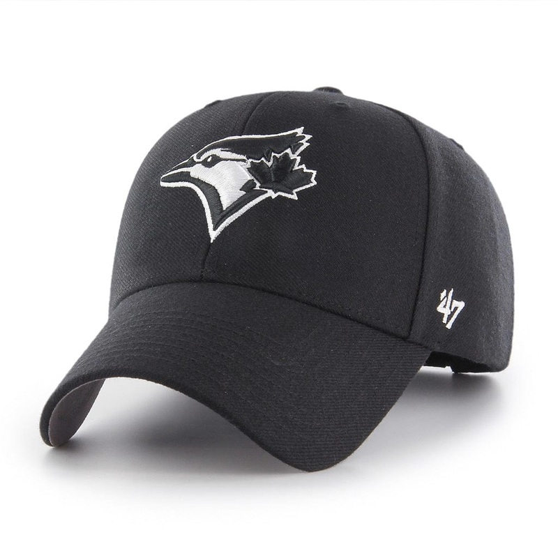 Toronto Blue Jays MLB 47 Brand Men’s Black MVP Adjustable Hat