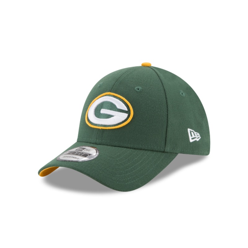 Green Bay Packers NFL New Era Men’s Green 9Forty The League Adjustable Hat